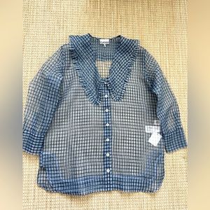 Organza blouse, Ganni